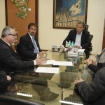 Déda recebe dirigentes da Caixa Econômica Federal de Sergipe -