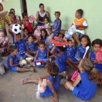'Reutilize Alegria' beneficia crianças da Escola Santa Luzia - Fotos: Ascom/Semarh