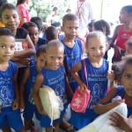 'Reutilize Alegria' beneficia crianças da Escola Santa Luzia - Fotos: Ascom/Semarh