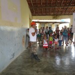 Membros do Comitê da Bacia do Rio Japaratuba desenvolvem atividades ambientais em Dores - Fotos: Ascom/ Semarh