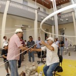Marcelo Déda visita obras do Museu da Gente Sergipana -