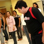 Aula de dança contagia colaboradores da Maternidade Nossa Senhora de Lourdes - Fotos: Bruno César/FHS