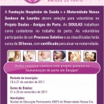 Maternidade abre inscrições para formação de 'Amigas do Parto'  - Foto: Divulgação