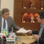 Marcelo Déda recebe visita do novo superintendente da Funasa -