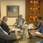 Marcelo Déda recebe visita do novo superintendente da Funasa -