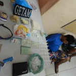 PM prende traficantes com crack e cocaína em Socorro - Fotos: Allan de Carvalho/SSP