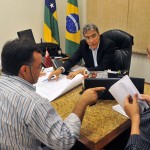 Construção de shopping é tema de reunião entre Déda e empresário -