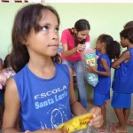 'Reutilize Alegria' beneficia crianças da Escola Santa Luzia - Fotos: Ascom/Semarh