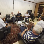 Jackson recebe comissão de sindicalistas e funcionários da Aperipê  - Fotos: Marco Vieira/ASN