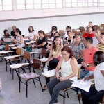 Diretores de escolas participam de reunião sobre o Programa Mais Educação - Fotos: Juarez Silveira/Seed