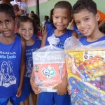 'Reutilize Alegria' beneficia crianças da Escola Santa Luzia - Fotos: Ascom/Semarh