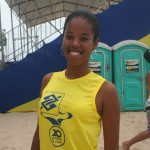 Atletas do Circuito Nacional de Vôlei de Praia dão aula para alunos da rede estadual  - Fotos: Ascom/Seed