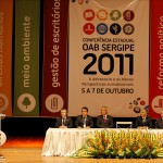 Jackson Barreto prestigia Michel Temer em palestra na Conferência da OAB -
