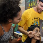Oficina de maquiagem cênica agrada artistas sergipanos - Fotos: de Fabiana Costa/Secult