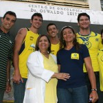 Atletas do Vôlei de Praia visitam Oncologia do Huse -