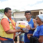 Inclusão entrega cestas e donativos à vítimas da seca em Poço Verde - Fotos: Edinah Mary/Seides