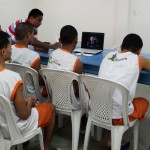 Socioeducandos da Usip e Cenam estão sendo profissionalizados pelo Senai - Fotos: Ascom/Renascer