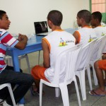 Socioeducandos da Usip e Cenam estão sendo profissionalizados pelo Senai - Fotos: Ascom/Renascer