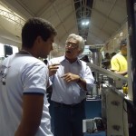 Stand da Semarh mostra à população como se faz previsão de clima e tempo -