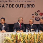 Jackson Barreto prestigia Michel Temer em palestra na Conferência da OAB -