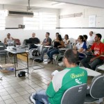 Estudantes e acadêmicos atualizam conhecimentos em Encontro  - A coordenadora de Serviço de Educação Fisica componente curricular