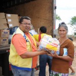 Inclusão entrega cestas e donativos à vítimas da seca em Poço Verde - Fotos: Edinah Mary/Seides