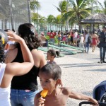 Trabalho de prevenção marcou a presença dos bombeiros na Orla de Atalaia -