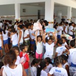 Crianças da Amélia Leite recebem brinquedos arrecadados através do 'Reutilize Alegria' - Fotos: Igor Andrade/Semarh