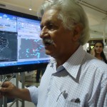 Stand da Semarh mostra à população como se faz previsão de clima e tempo -