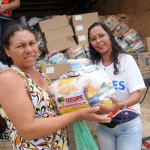 Inclusão entrega cestas e donativos à vítimas da seca em Poço Verde - Fotos: Edinah Mary/Seides