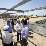 Governador em exercício visita obras de construção da Orla da Atalaia Nova - Foto: Mario Sousa/Seinfra