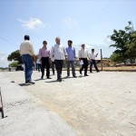 Governador em exercício visita obras de construção da Orla da Atalaia Nova - Foto: Mario Sousa/Seinfra