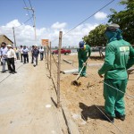 Governador em exercício visita obras de construção da Orla da Atalaia Nova - Foto: Mario Sousa/Seinfra