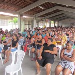 Pais assistem à palestra sobre violência e comportamento do aluno na escola - Fotos: Ascom/Defensoria