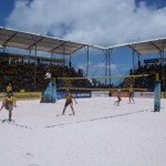 Governo marca presença no Circuito BB de Vôlei de Praia na orla de Atalaia - Fotos: Ascom/Seel