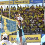 Governo marca presença no Circuito BB de Vôlei de Praia na orla de Atalaia - Fotos: Ascom/Seel
