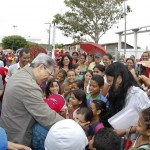 Governador inaugura quadra de esportes em Pedra Mole - Fotos: Marcos Rodrigues/ASN