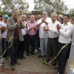 Governador inaugura quadra de esportes em Pedra Mole - Fotos: Marcos Rodrigues/ASN