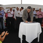 Governador inaugura quadra de esportes em Pedra Mole - Fotos: Marcos Rodrigues/ASN