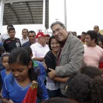 Governador inaugura quadra de esportes em Pedra Mole - Fotos: Marcos Rodrigues/ASN