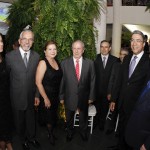 Marcelo Déda prestigia festa de 40 anos da TV Sergipe   - O governador Marcelo Déda e o exgovernador do Estado e atual diretorpresidente da emissora