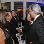 Marcelo Déda prestigia festa de 40 anos da TV Sergipe   - O governador Marcelo Déda e o exgovernador do Estado e atual diretorpresidente da emissora