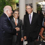 Marcelo Déda prestigia festa de 40 anos da TV Sergipe   - O governador Marcelo Déda e o exgovernador do Estado e atual diretorpresidente da emissora