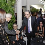 Marcelo Déda prestigia festa de 40 anos da TV Sergipe   - O governador Marcelo Déda e o exgovernador do Estado e atual diretorpresidente da emissora