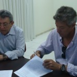 Semarh assina termo de conduta com empresários que beneficia rio Poxim - Fotos: Ascom/Semarh