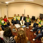 Governador recebe seleção brasileira de Ginástica Rítmica -