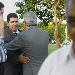 Marcelo Déda presta condolências ao superintendente jurídico do Banese -