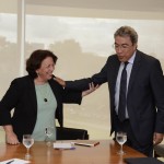Déda trata da liberação de emendas de SE com a ministra Ideli Salvatti  - O governador Marcelo Déda e a ministra da Secretaria das Relações Institucionais da Presidência da Repúlbica