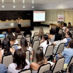 Saúde capacita profissionais de Caps para o atendimento de crianças e adolescentes - A médica psiquiatra da Maternidade Nossa Senhora de Lourdes (MNSL)