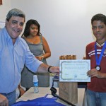 Cinco alunos da rede pública estadual recebem os prêmios do concurso de redação da TV Sergipe - Fotos: José Santana Filho /Seed